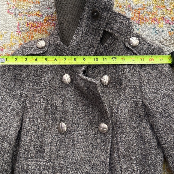 Calvin Klein brown tweed trench coat - Picture 12 of 12